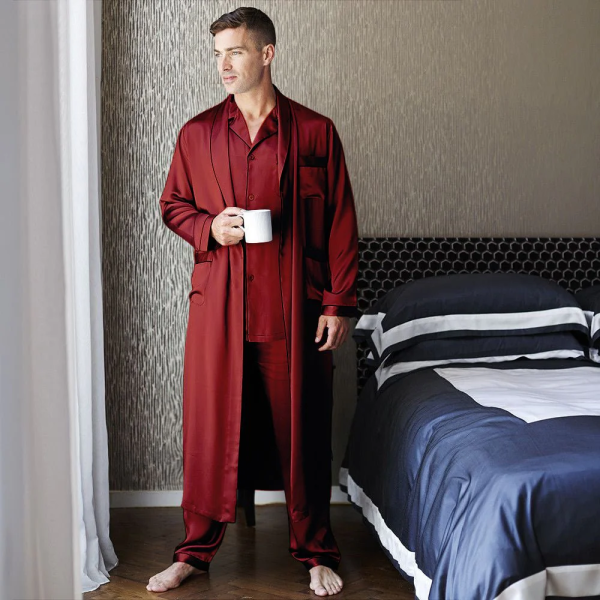 Slipintosoft Introduces Plus-Size Men's Silk Pajamas Collection for Superior Comfort