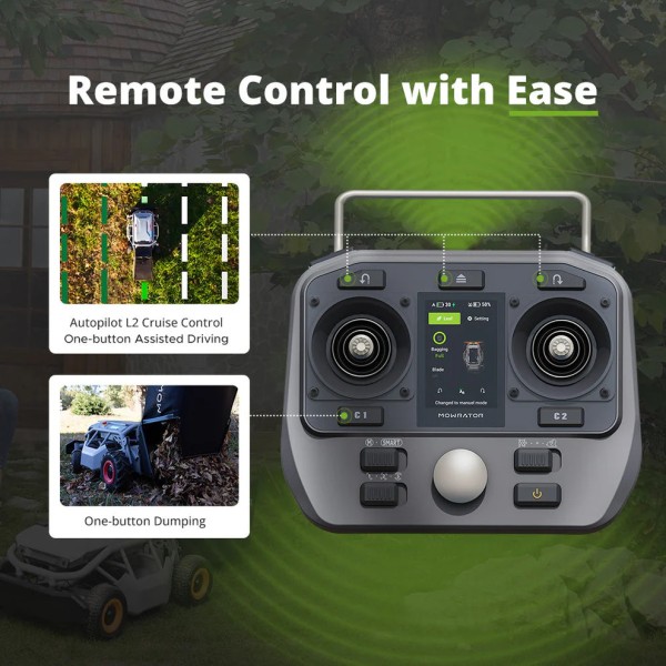 Mowrator Unveils Advanced Cruise Control RC Lawn Mower for Effortless Lawn Care