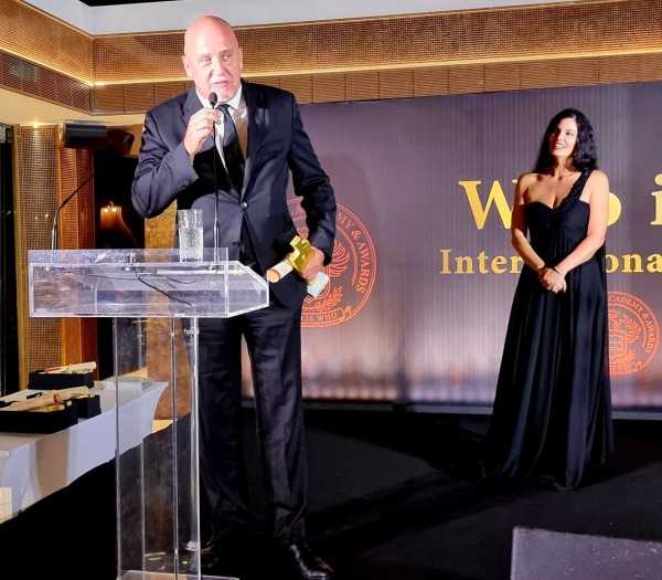 Mario Diel, Chairman of IKAR Holdings, Awarded “World Eminent Man” at the 2024 Who is Who International Awards