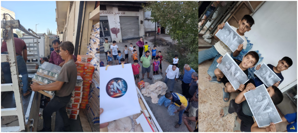 Pursuing Dream Team Provides Humanitarian Aid Following Syrian Fire